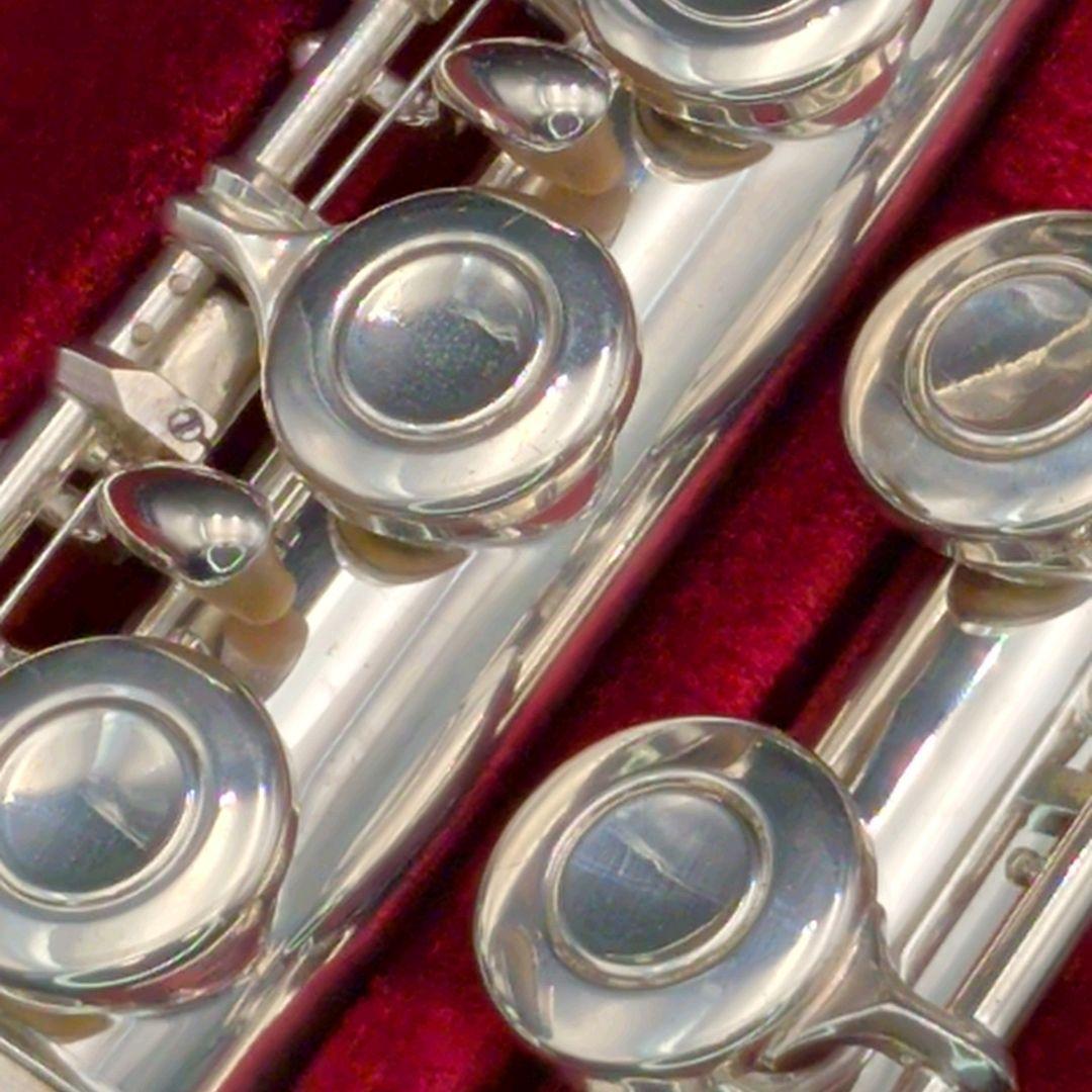 フルート　調整済　ヤマハYFL311（銀製頭部管:Eメカ：銀メッキ仕様）