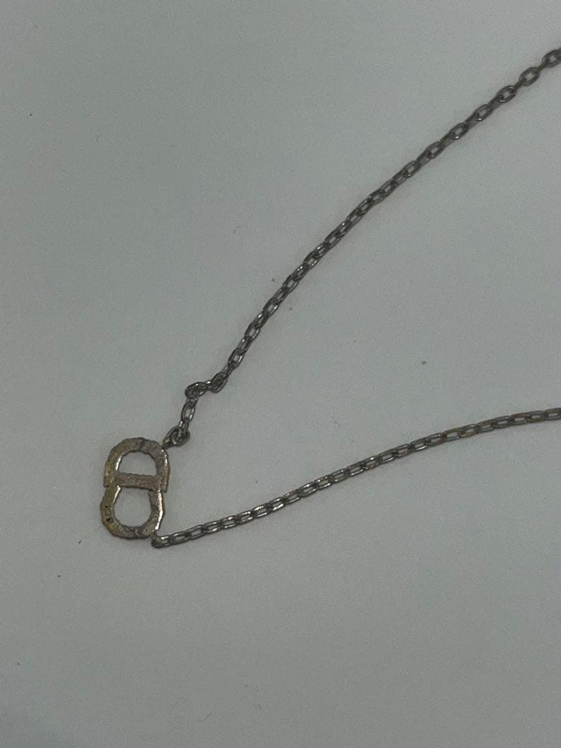 Christian Dior チェーンネックレス　シルバー