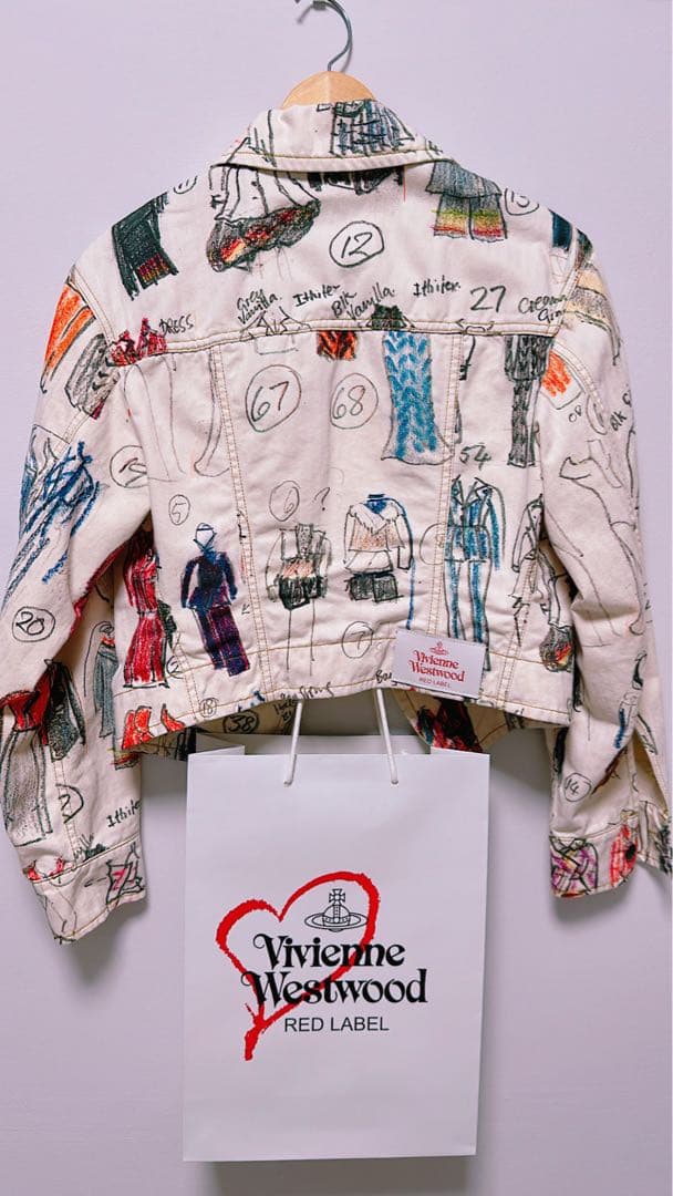 Vivienne Westwood Red Label イラストデニムジャケット