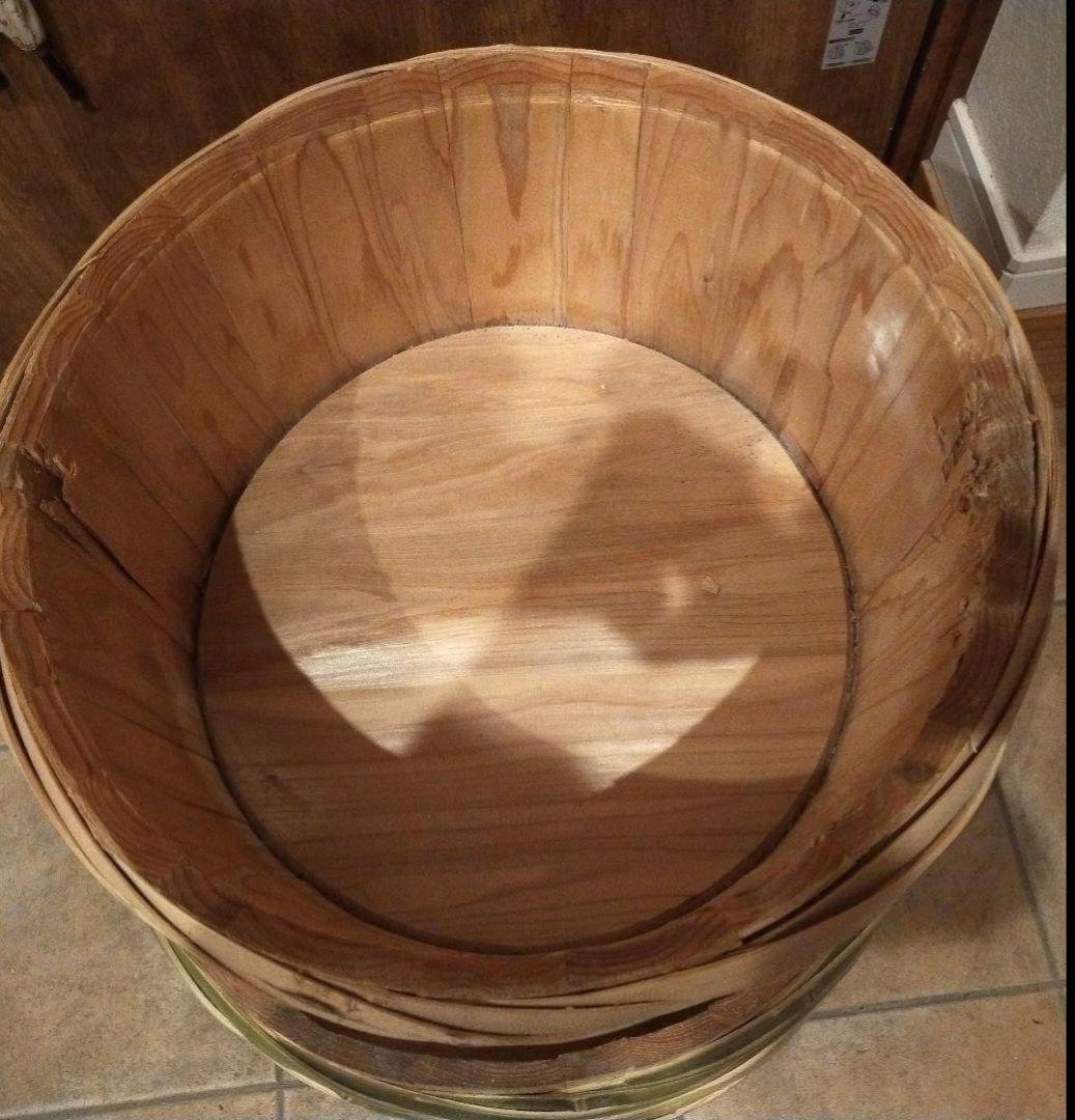 【2個】使用済み樽酒の樽　2斗上げ底、4斗上げ底