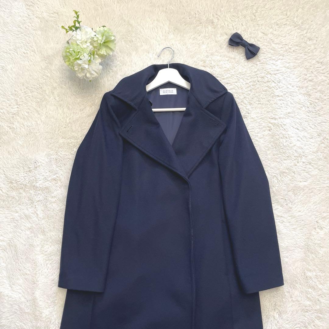 pyon様ご検討　 BARNEYS NEW YORK ネイビー カシミヤ38