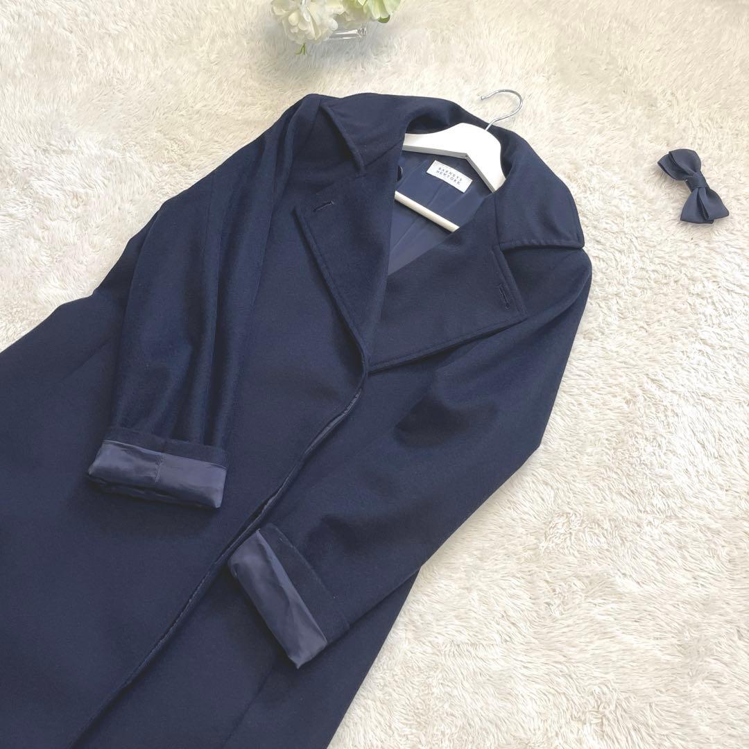 pyon様ご検討　 BARNEYS NEW YORK ネイビー カシミヤ38