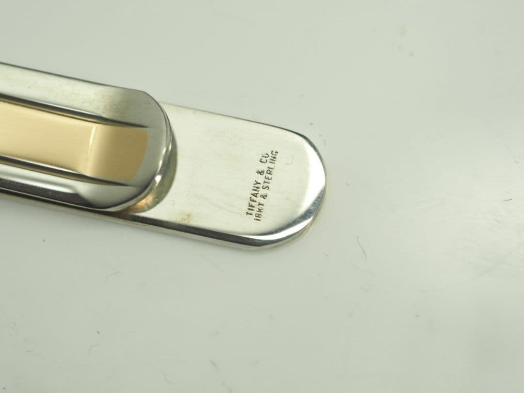 P213 TIFFANY&Co. ティファニー　スマートなタイピン　750YG