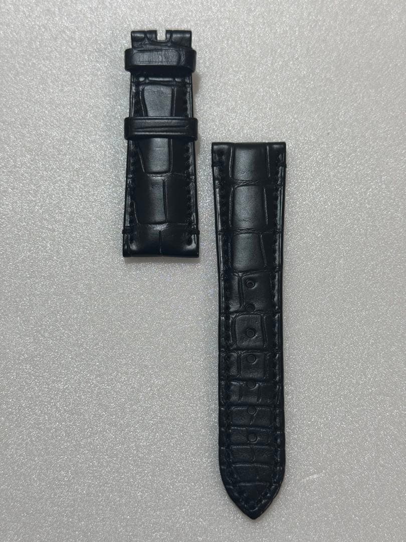 TAKE ゼニス 時計 純正 ストラップ ベルト ブラック アリゲーター