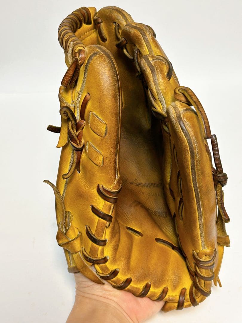 【即使用可・良型】硬式グローブ ミズノプロ 内野用 クリーニング・オイルメンテ済