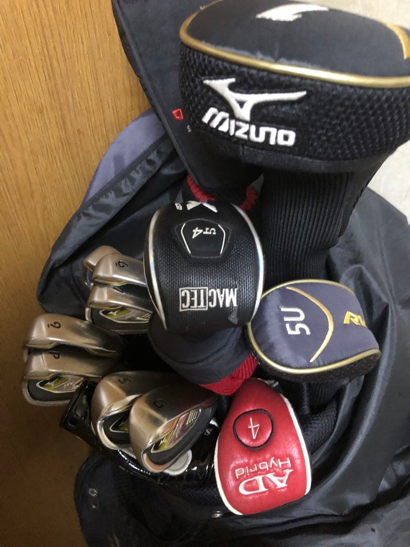 Mizuno RV-09 ゴルフバッグ クラブ＆ドライバー全18本