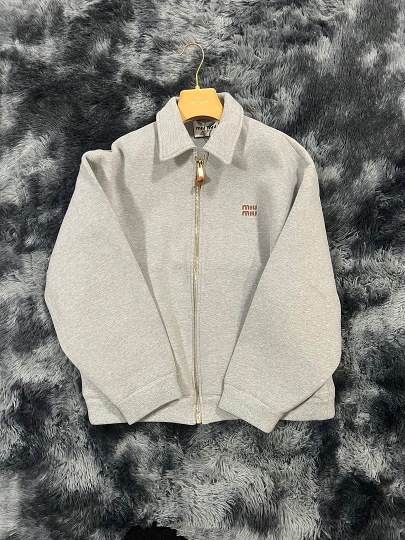 24AW Miu Miu ジャージーブルゾンジャケット