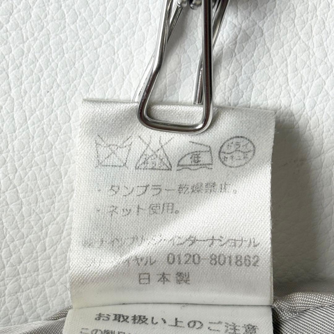 2952yハロッズ　フォックスファーロングコート　グレー　M 日本製