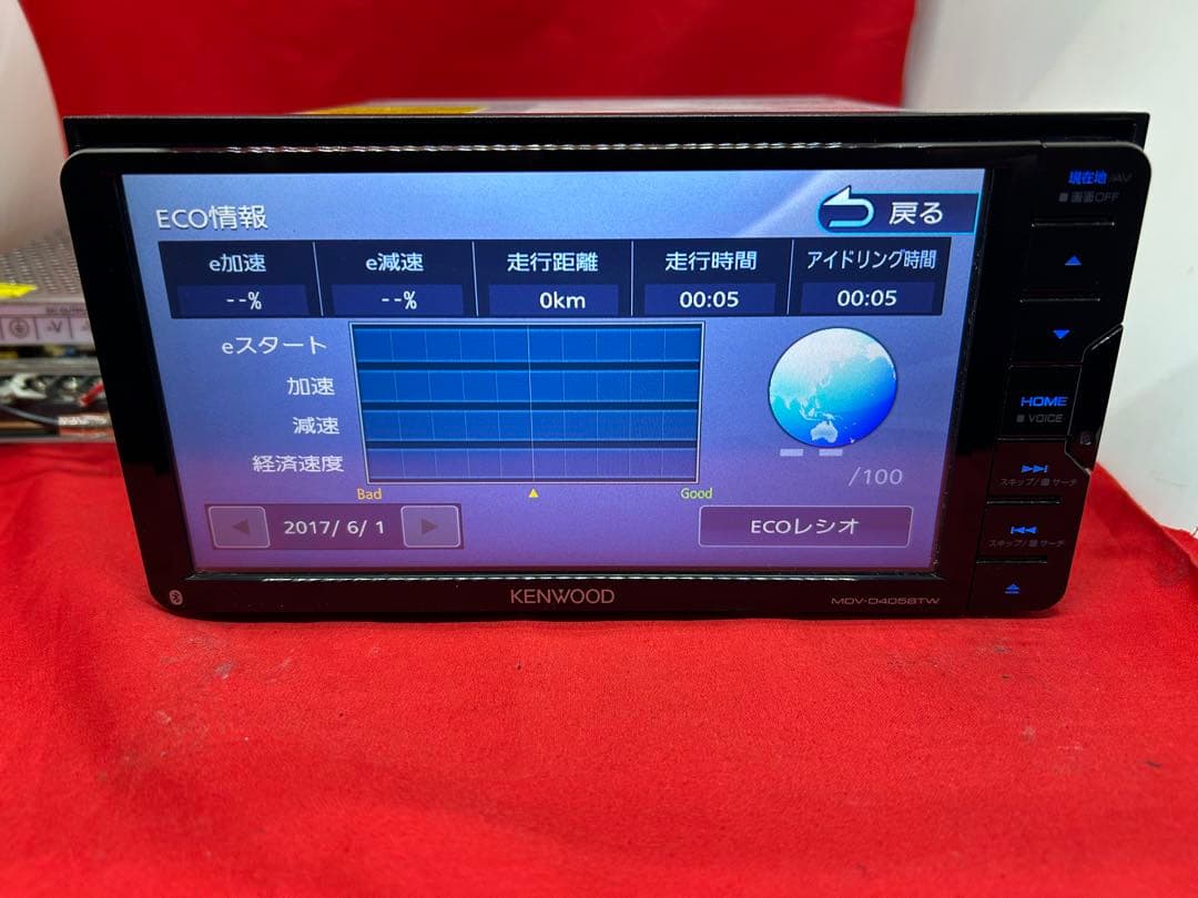 ⭐︎美品⭐︎KENWOOD 2025春地図　MDV-D405BTW 新品バックカメラ