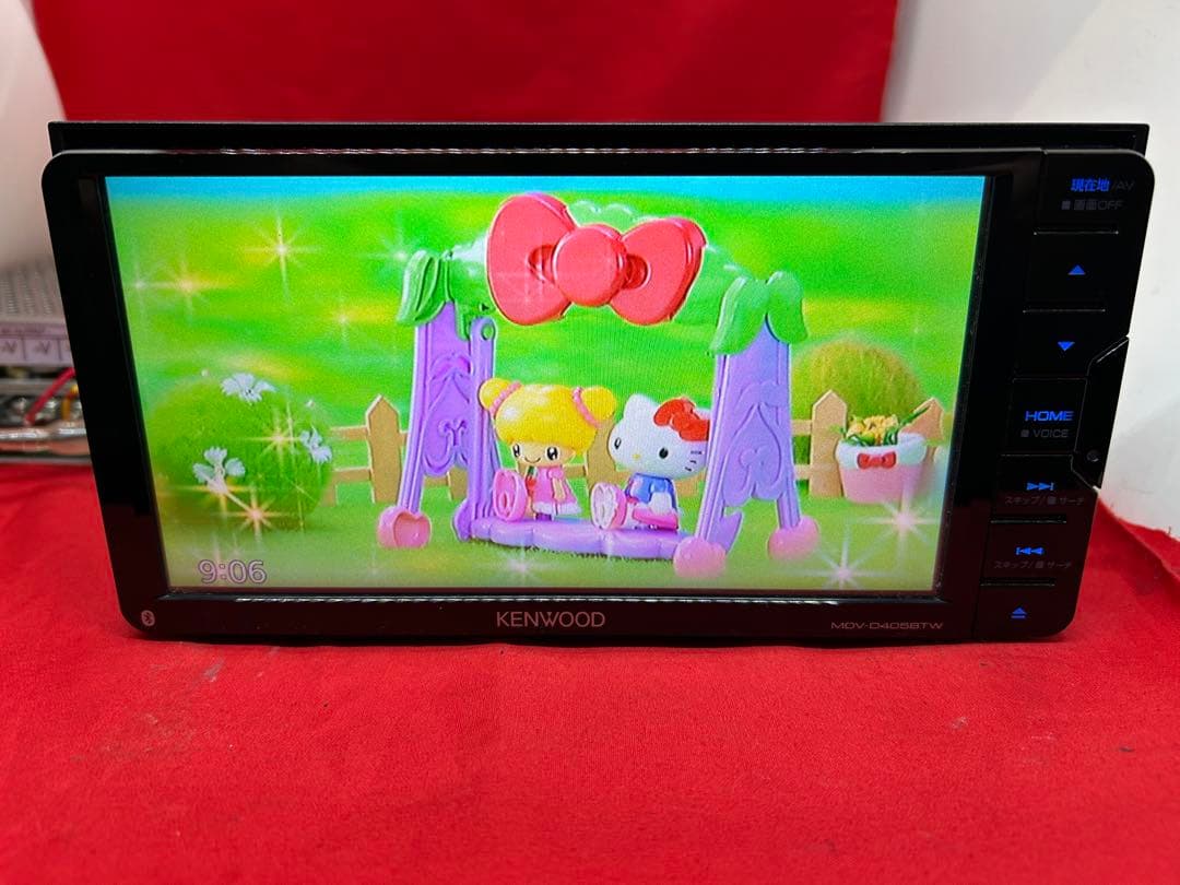 ⭐︎美品⭐︎KENWOOD 2025春地図　MDV-D405BTW 新品バックカメラ
