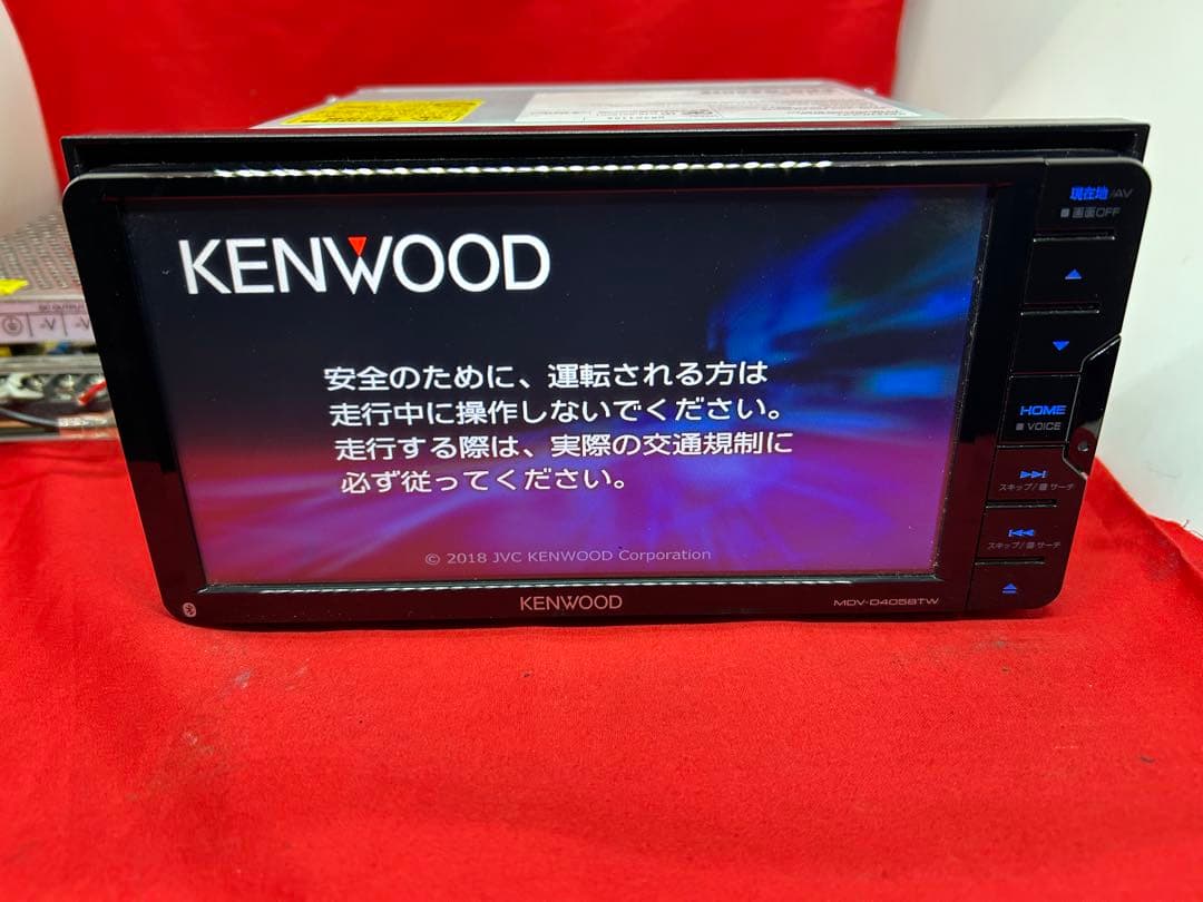 ⭐︎美品⭐︎KENWOOD 2025春地図　MDV-D405BTW 新品バックカメラ