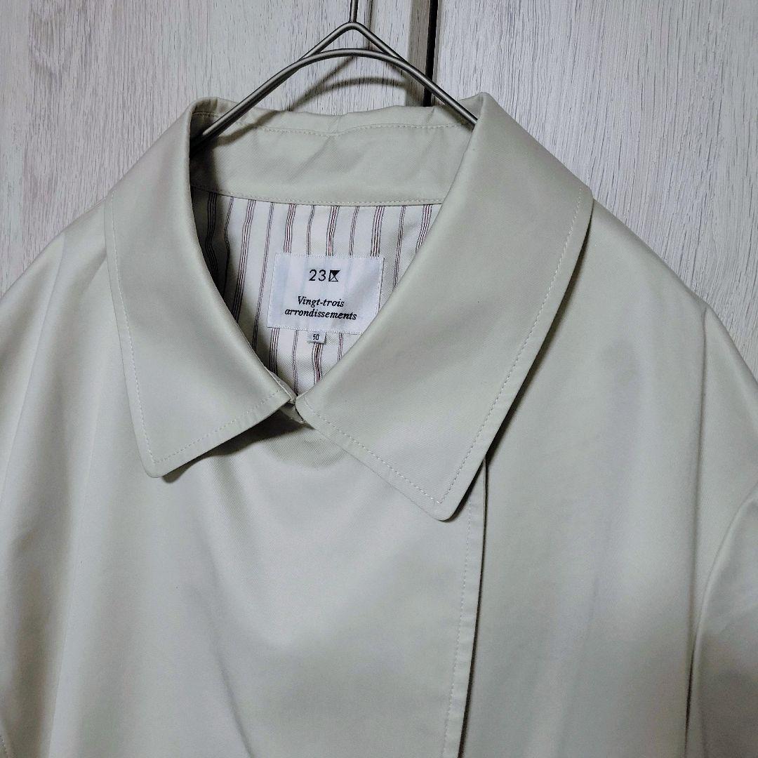 未使用✨ 23区 大きいサイズ50 トレンチコート スプリングコート 6L