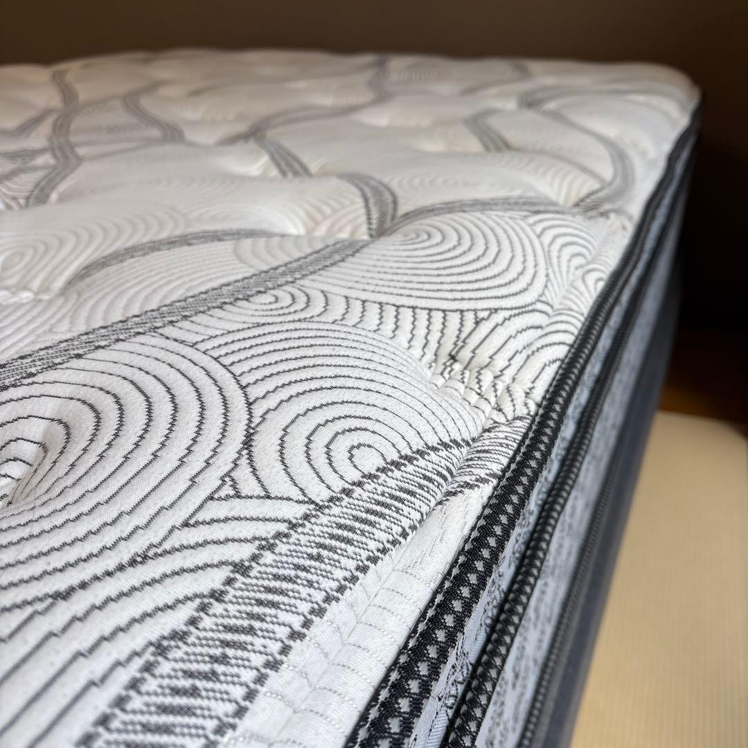 シーリー　セミダブル　ベッド　ダブルクッション