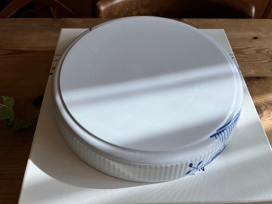 ロイヤルコペンハーゲンブルーフルーテッドメガ27オーブンウェアラウンド