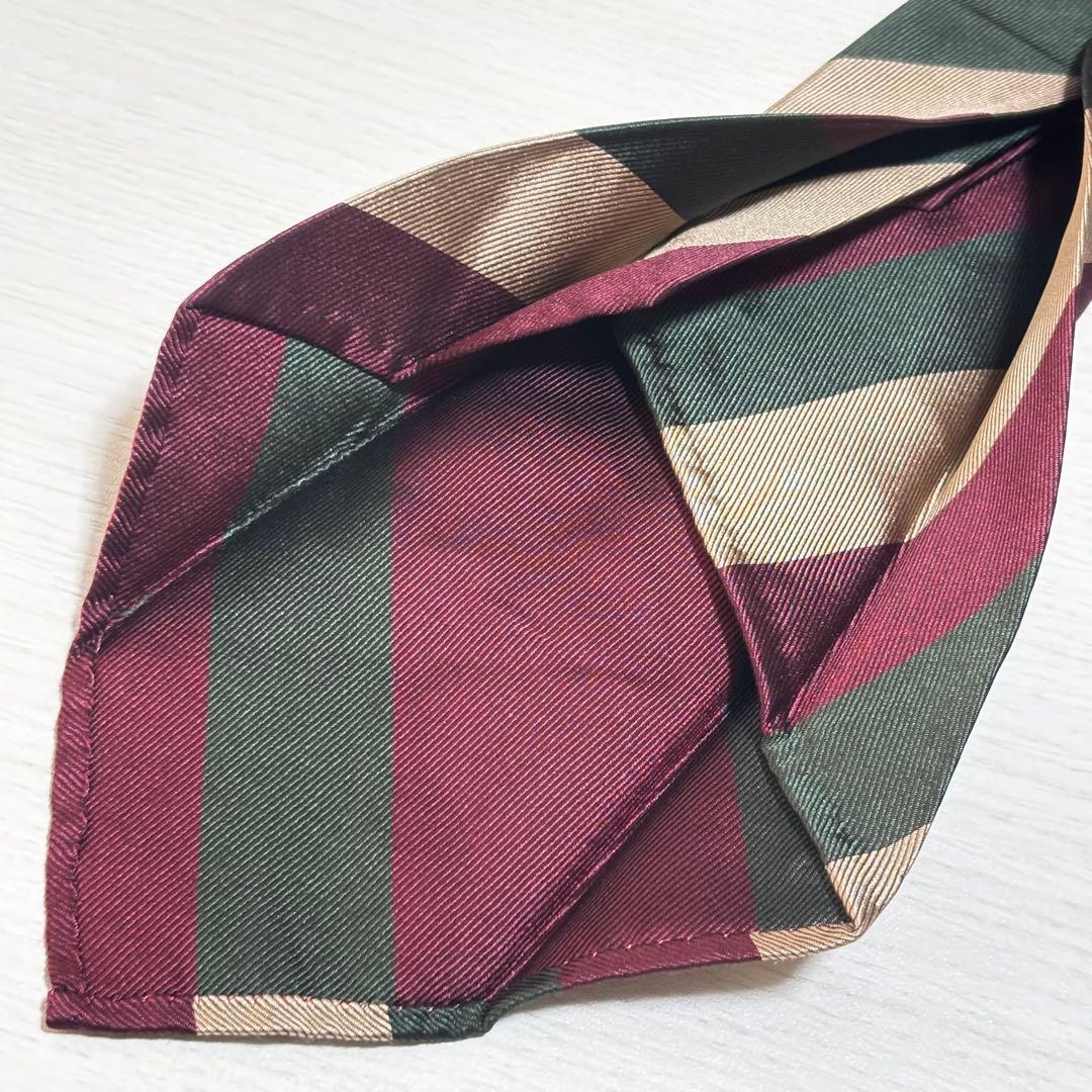 Atto Vannucci アットヴァンヌッチ セッテピエゲ ストライプネクタイ