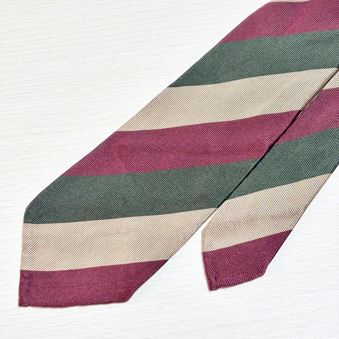 Atto Vannucci アットヴァンヌッチ セッテピエゲ ストライプネクタイ