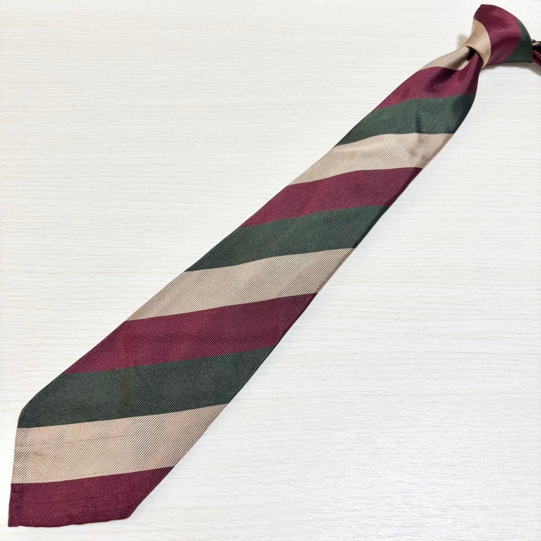 Atto Vannucci アットヴァンヌッチ セッテピエゲ ストライプネクタイ