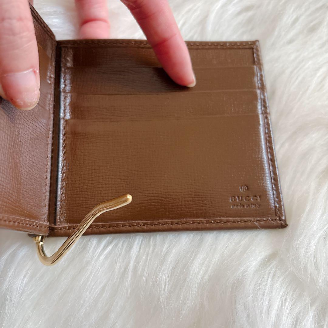 GUCCI 二つ折りマネークリップ