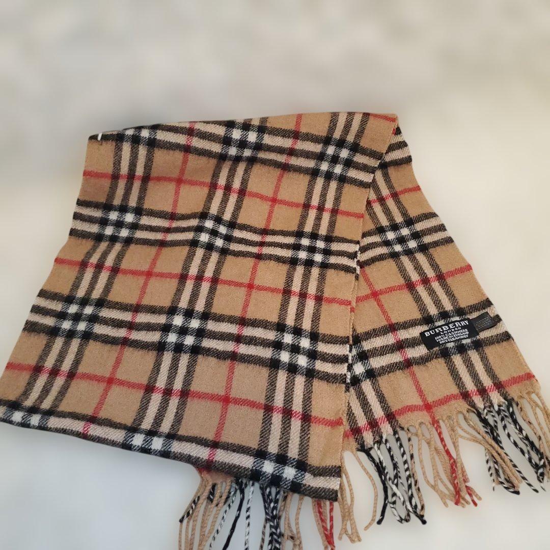 ⭐美品英国製⭐BURBERRY カシミヤ ノバチェック マフラー