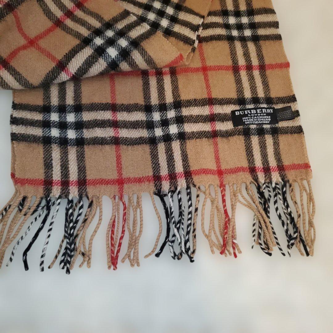 ⭐美品英国製⭐BURBERRY カシミヤ ノバチェック マフラー