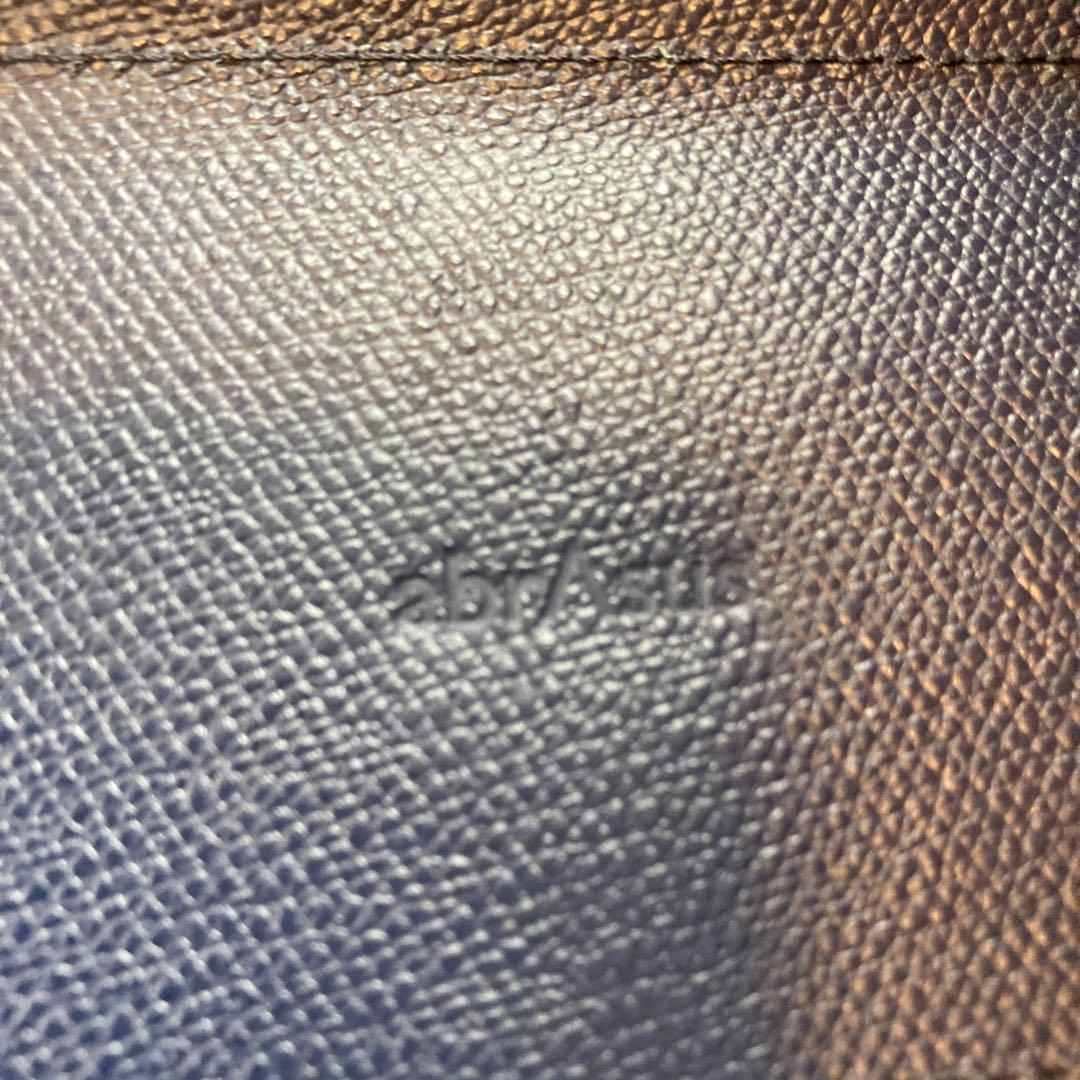 アブラサス　小さい財布　ネイビー　【美品】