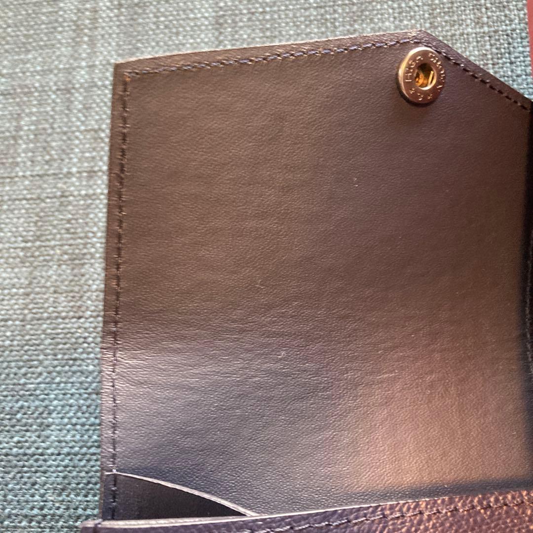 アブラサス　小さい財布　ネイビー　【美品】