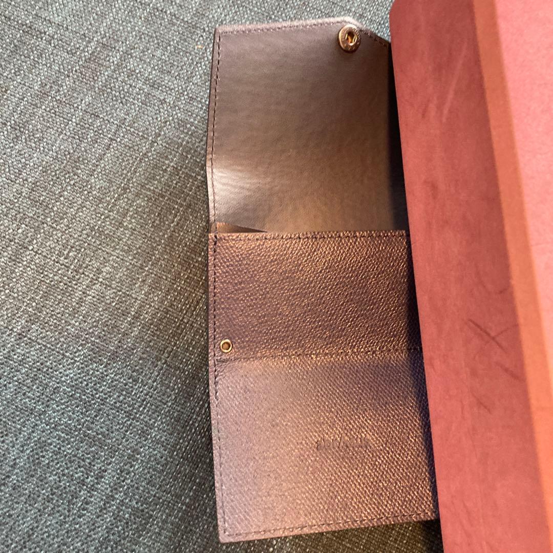 アブラサス　小さい財布　ネイビー　【美品】