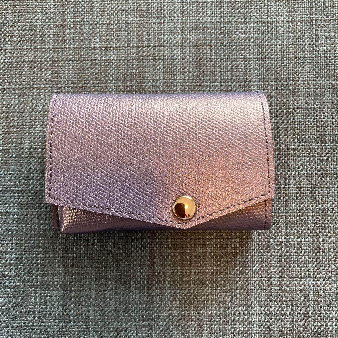 アブラサス　小さい財布　ネイビー　【美品】