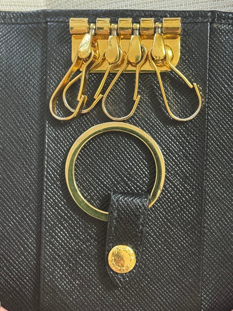 サフィアーノレザー キーケース