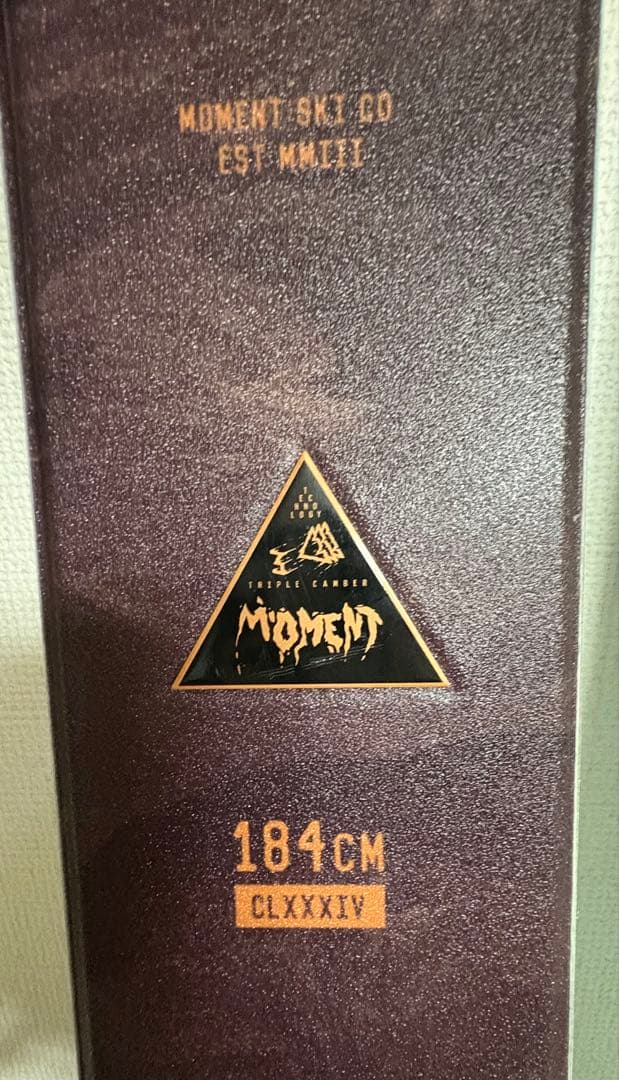 美品　スキー板　moment Death wish 184cm
