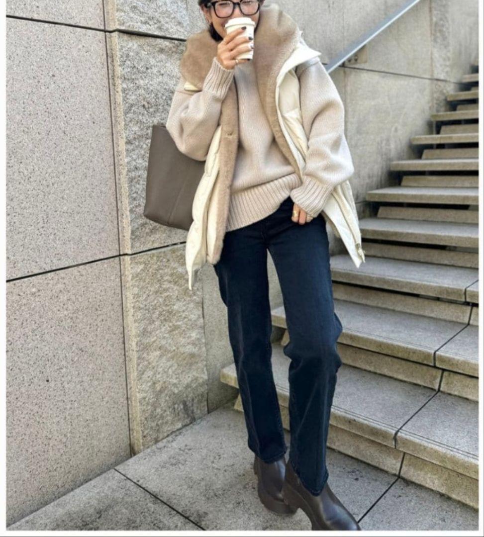 L'Appartement t 【ルーアンドレア】FAKE MINK VEST