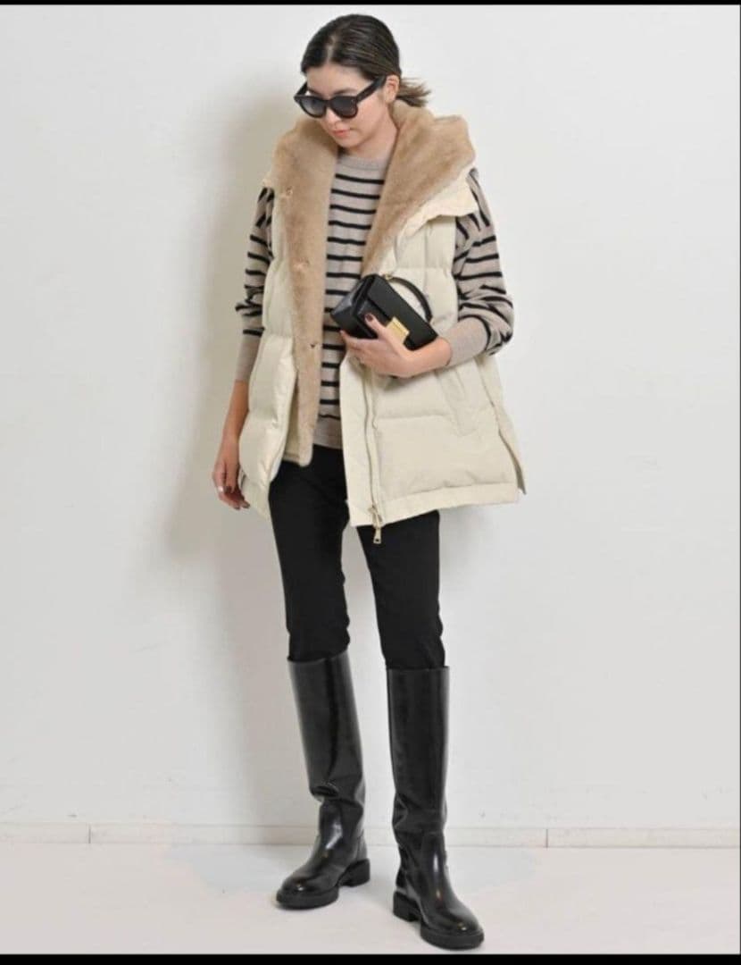 L'Appartement t 【ルーアンドレア】FAKE MINK VEST