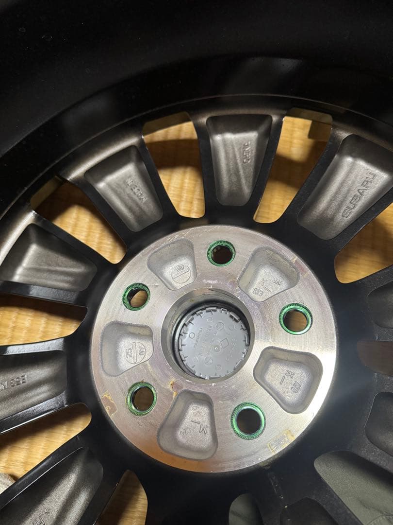 スバルsit スポーツ1.8 純正アルミホイール18インチ 4本セット