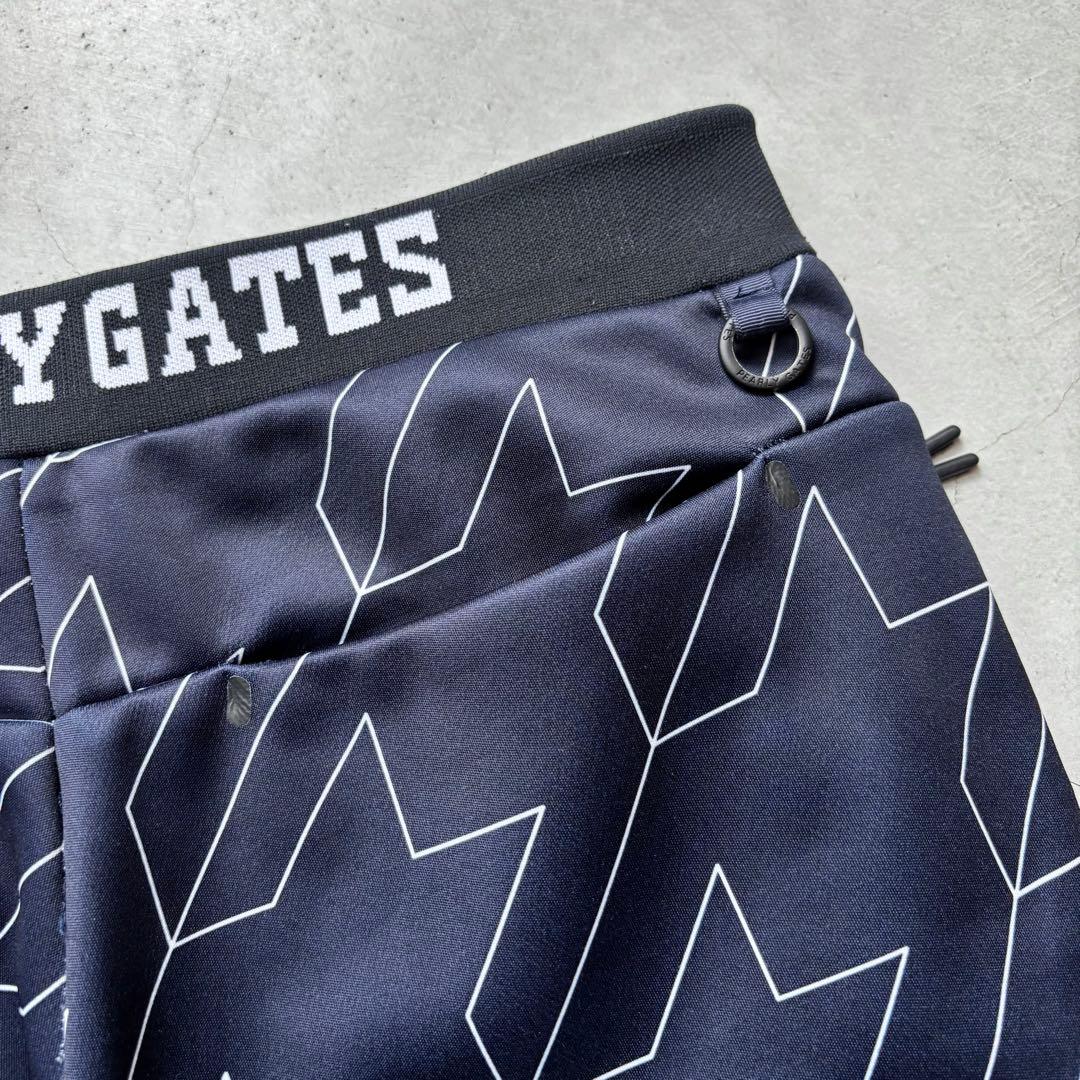 PEARLY GATES パーリーゲイツ 千鳥孔子柄ジョガーパンツ 裏地ボア 0