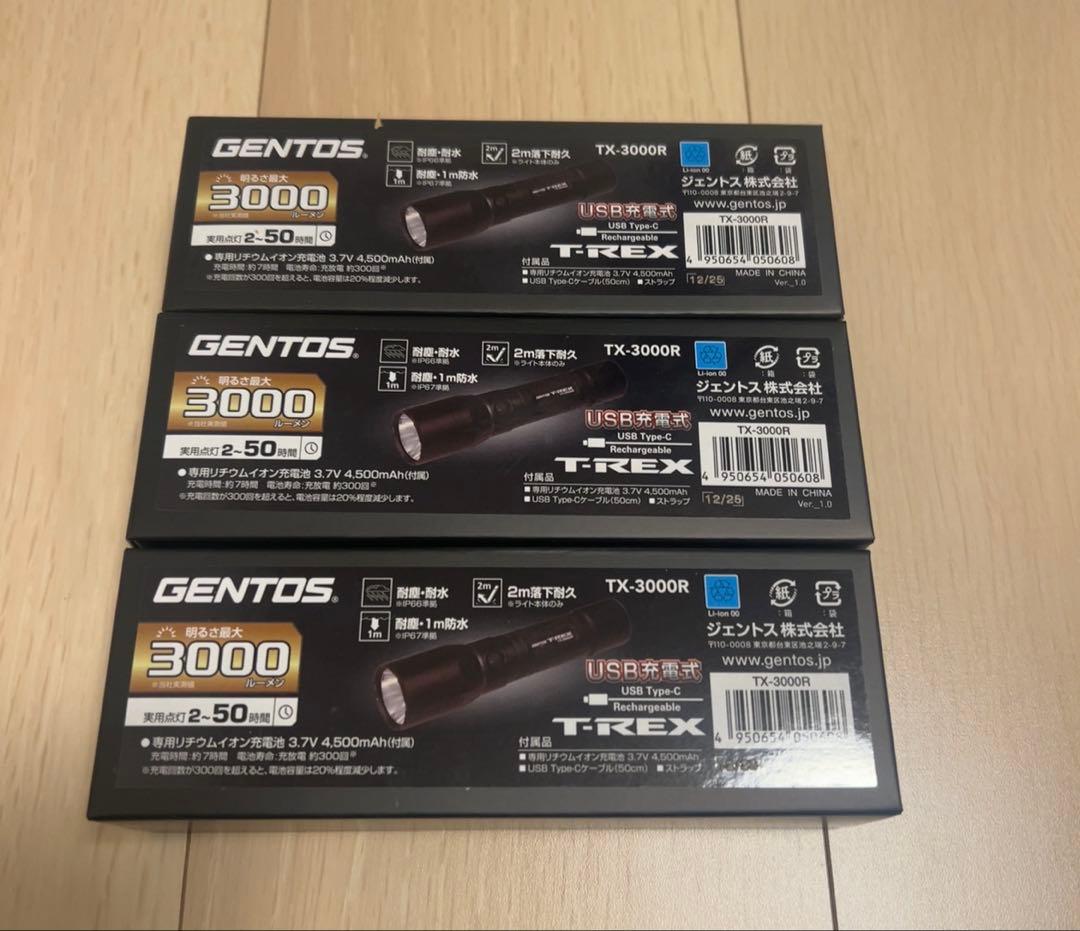 GENTOS TX-3000R 懐中電灯 3000ルーメン　本日で掲載終了