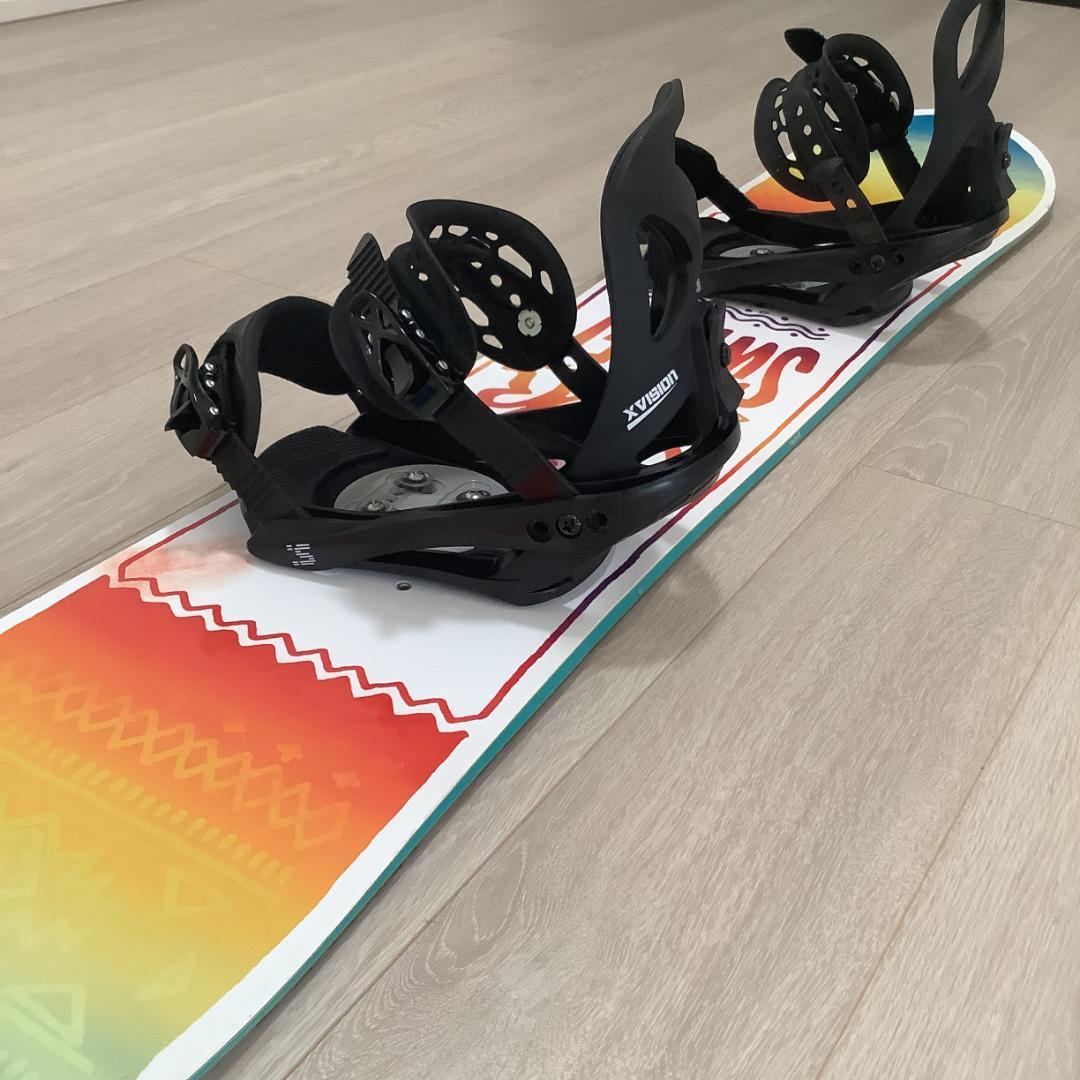 062SWIVEL SILK142cmレディーススノーボード初心者グラトリセット