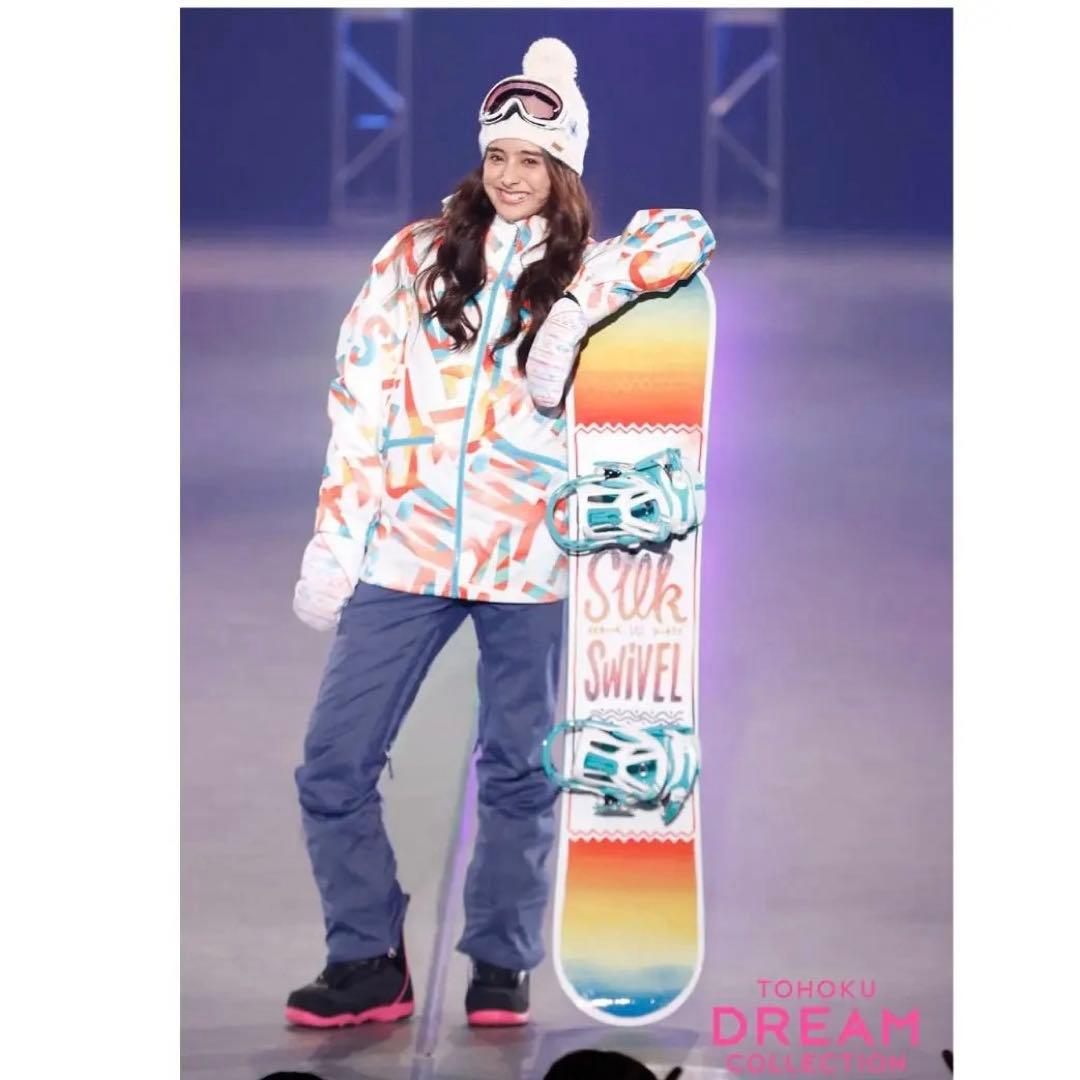 062SWIVEL SILK142cmレディーススノーボード初心者グラトリセット
