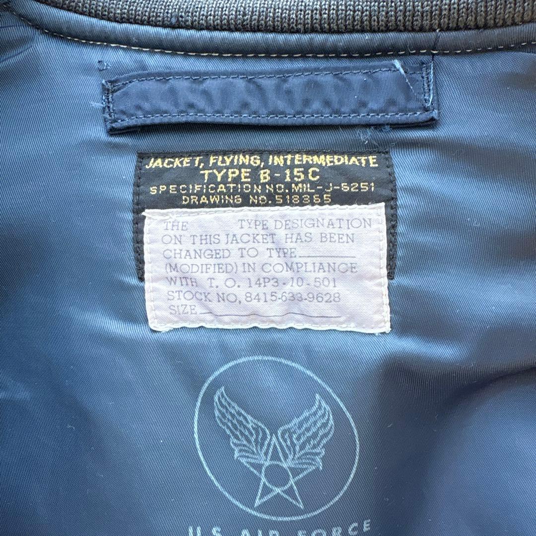 レア品　90s バズリクソンズ　B-15C M品番　フライトジャケット