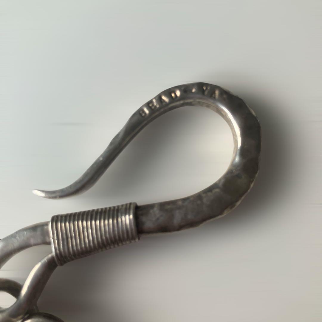 ビーズ屋公ちゃん キーフック+925ウォレットチェーン silver925