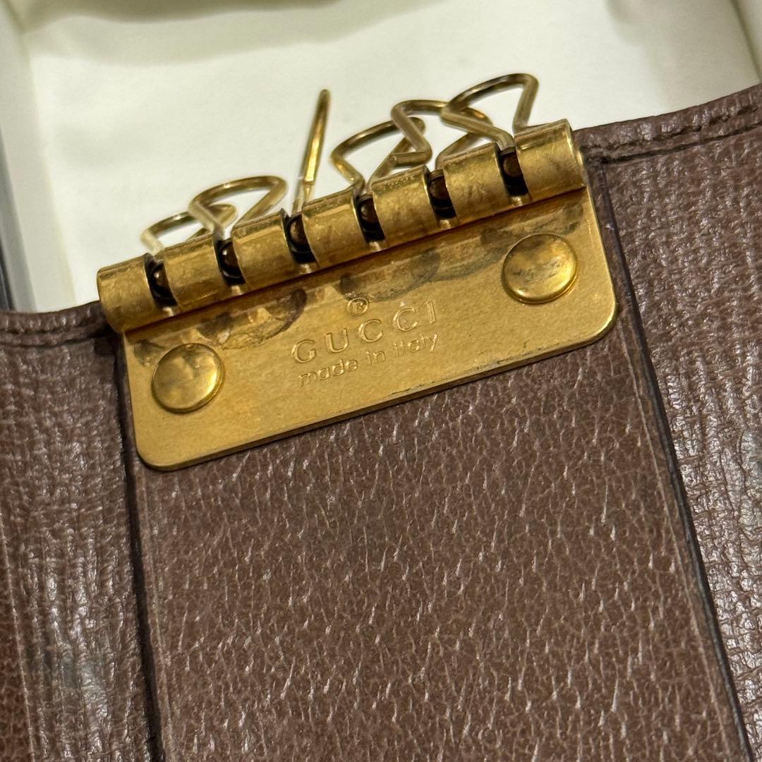 GUCCI キーケース GGマーモント スプリーム 6連