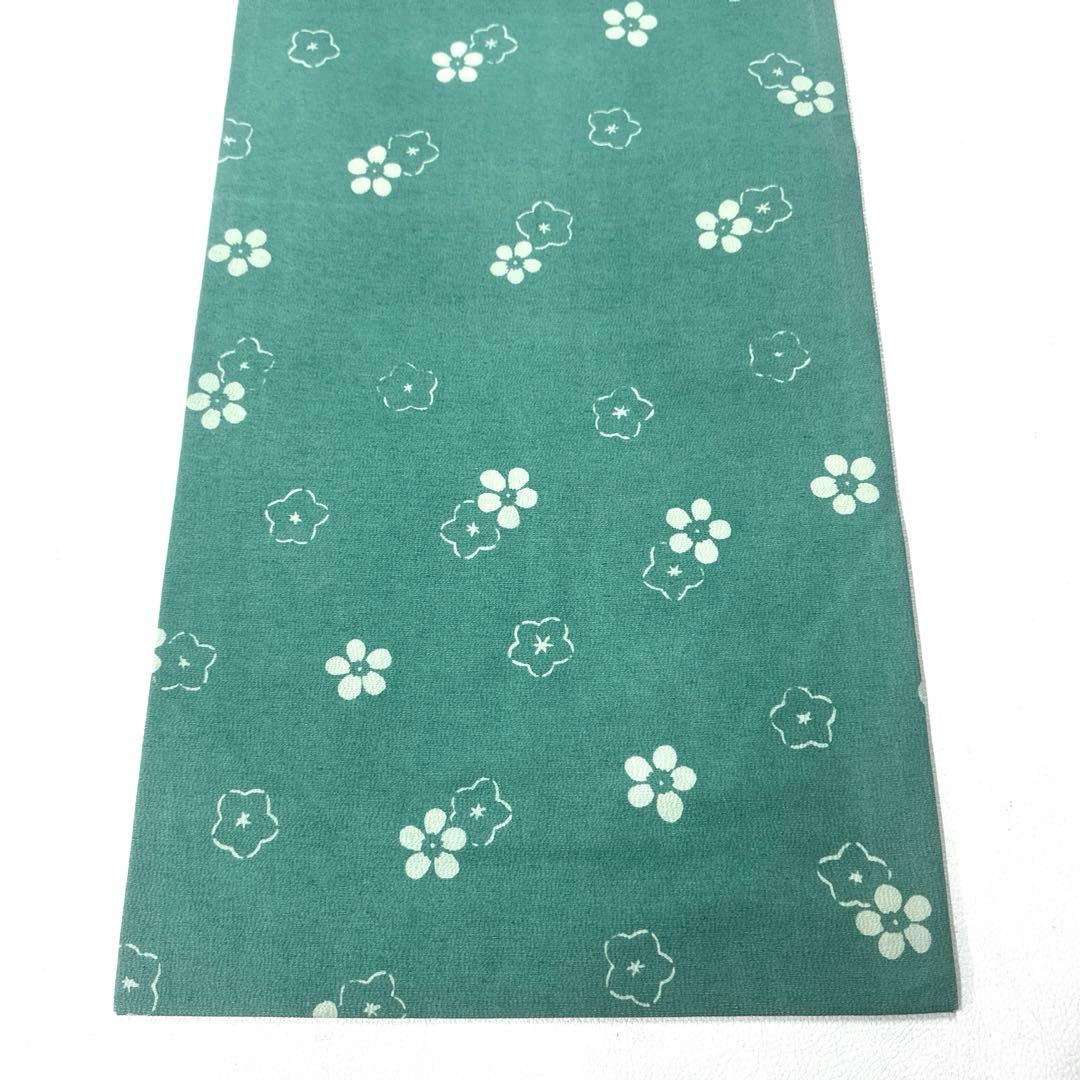 専用帯4965 ●沖縄県指定重要無形文化財 本場琉球紅型 高級 正絹 紬名古屋帯