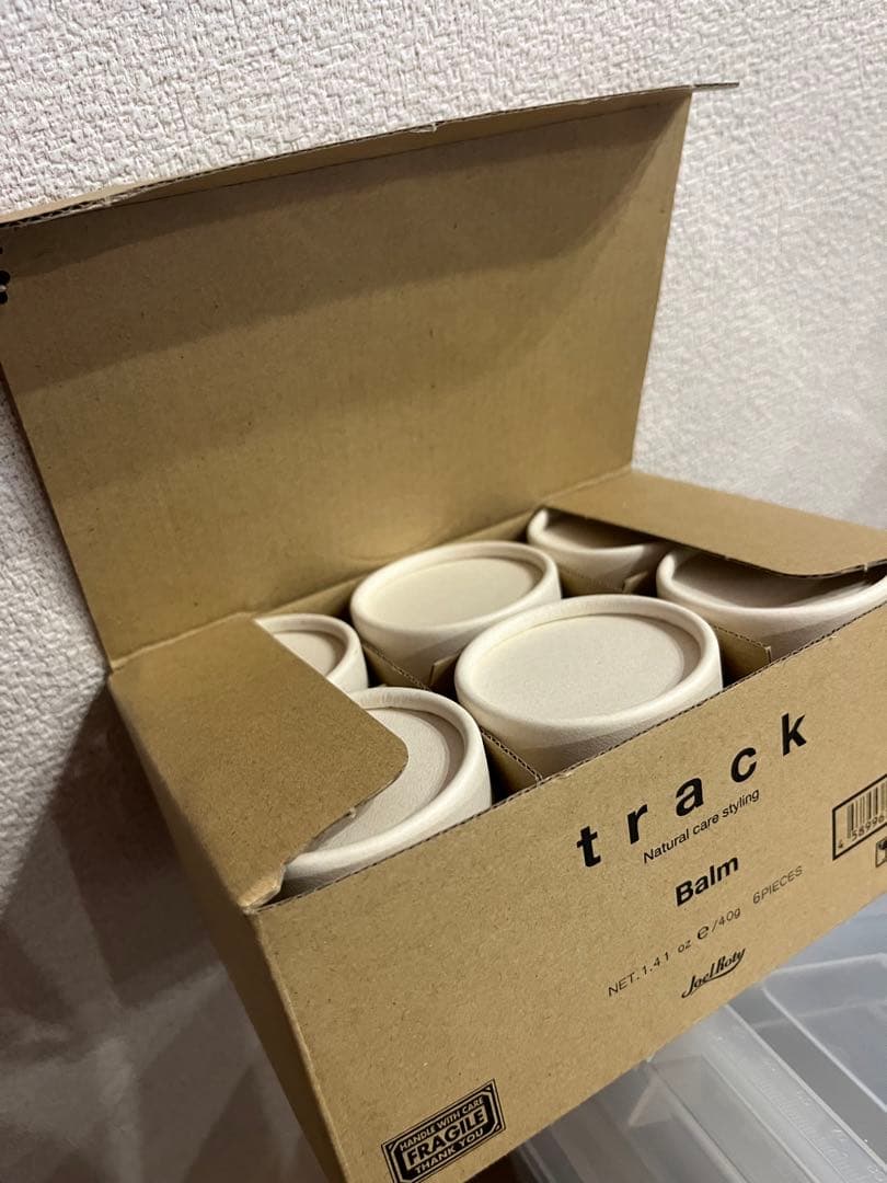【新品未使用/6個セット】track Balm ヘアバーム ユズの香り