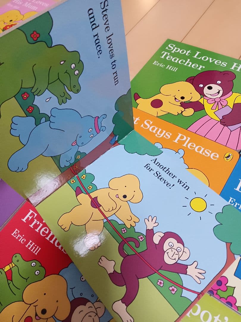 12冊★Eric Hill大人気英語絵本Spot(コロちゃん)★ボードブック