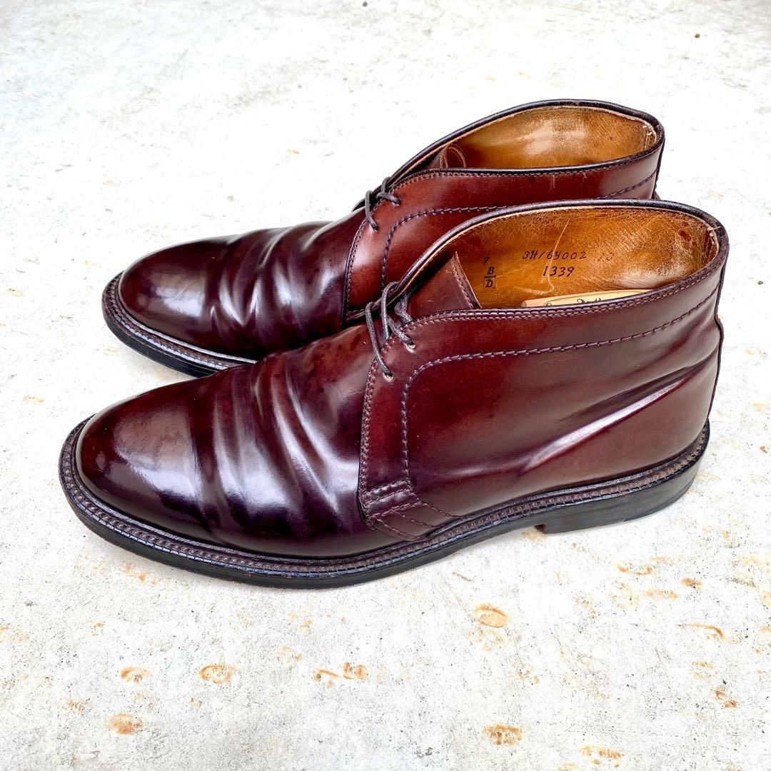 Alden1339★サイズ9D★コードバン★バーガンディ★チャッカブーツ