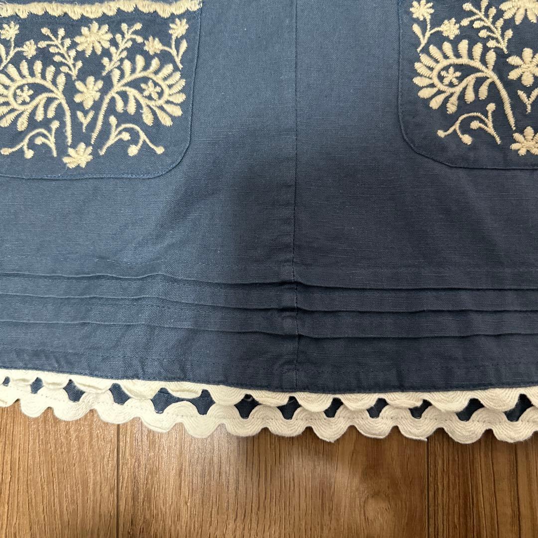 Apolina 刺繍ワンピース 5-7y