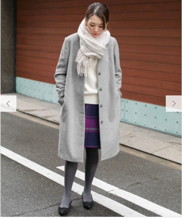 アーバンリサーチ　ROSSO Ｖネックノーカラーコート