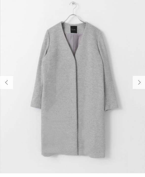 アーバンリサーチ　ROSSO Ｖネックノーカラーコート