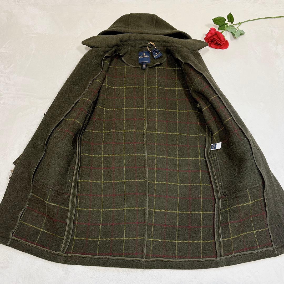 新品同様✨　ブルックスブラザーズ　ダッフルコート　グリーン　ウール