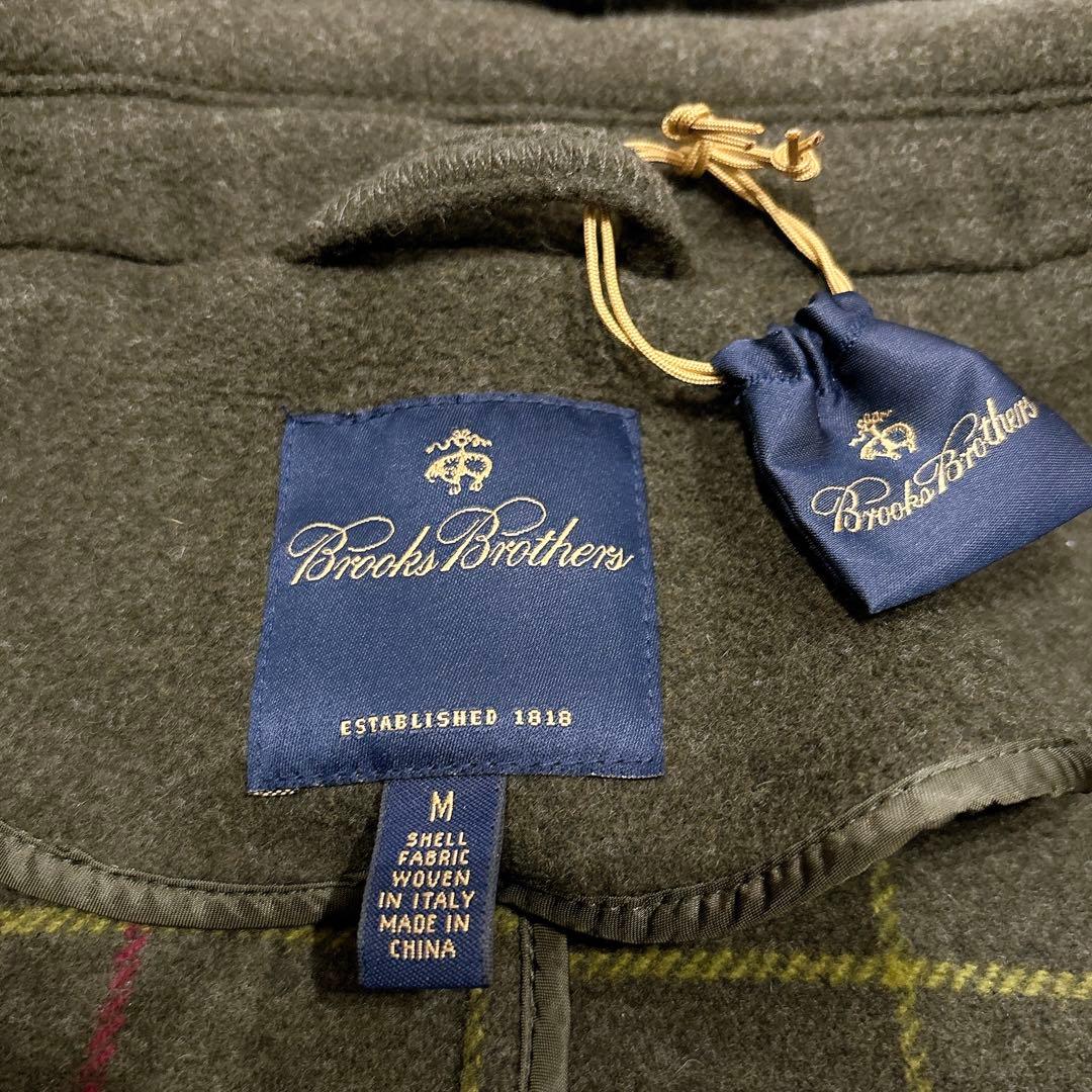 新品同様✨　ブルックスブラザーズ　ダッフルコート　グリーン　ウール