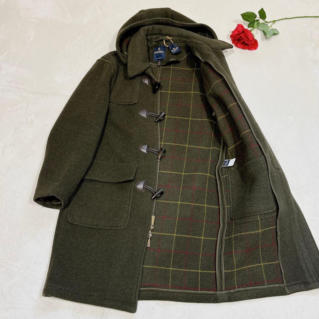 新品同様✨　ブルックスブラザーズ　ダッフルコート　グリーン　ウール